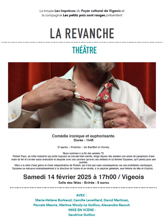 Théâtre : La Revanche