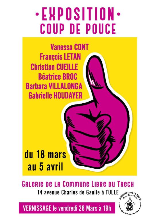 Galerie du Trech Exposition : Coup de pouce