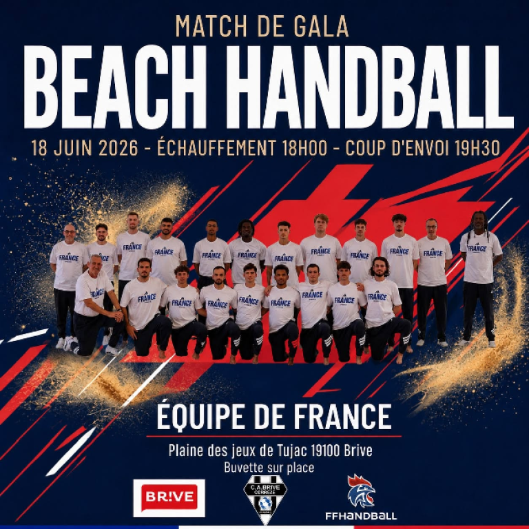 Match de gala Beach Handball (Plaine des jeux Tujac)