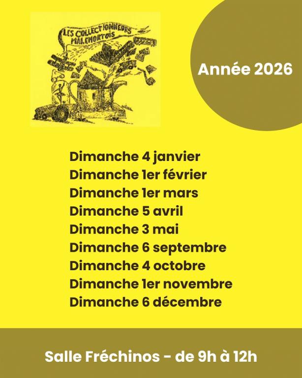 Bourse mensuelle des Collectionneurs Malemortois