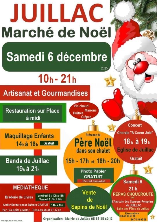 Marché de Noël à Juillac