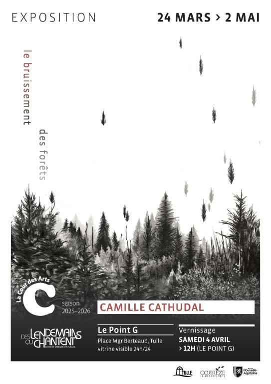 La Court des Arts : Exposition : Les bruissements des forêts de Camille Cathudal