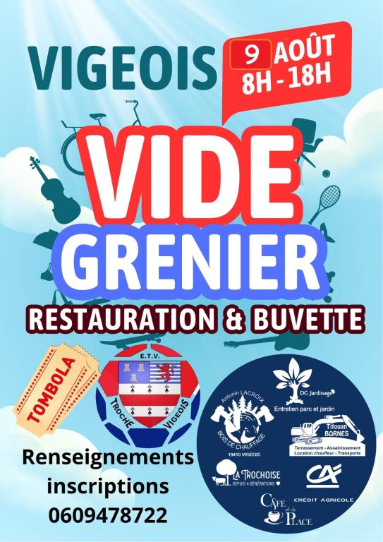 Vide Greniers à Vigeois