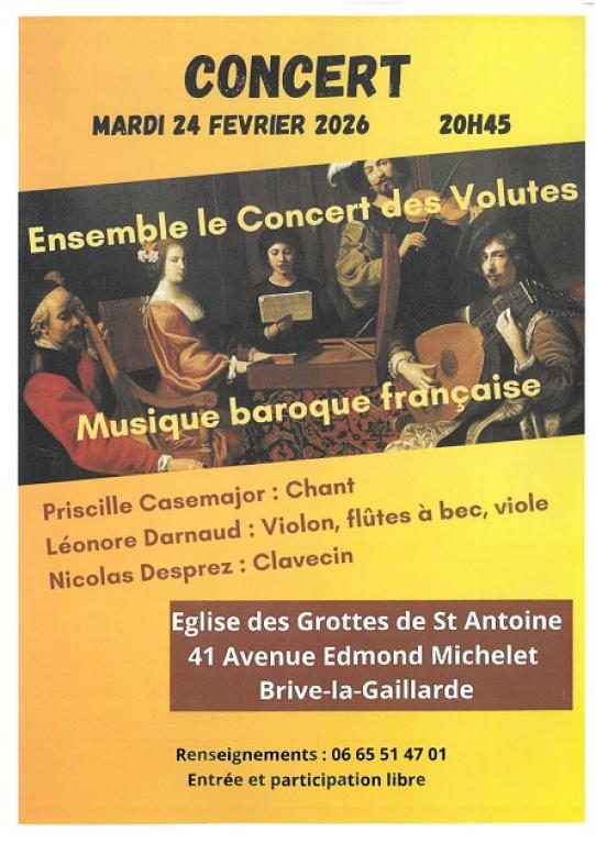 Concert des Volutes (Eglise Saint Antoine)