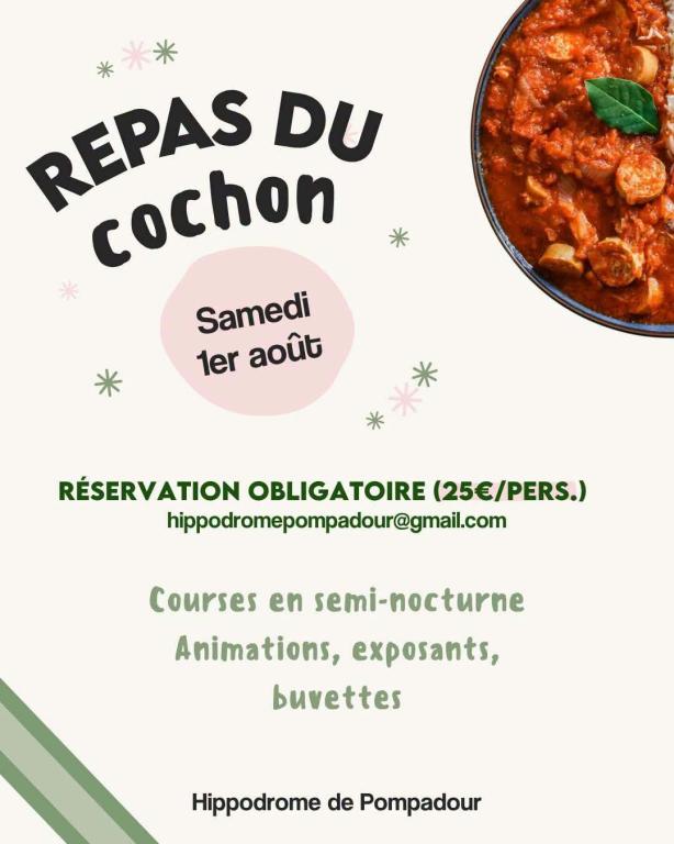 Courses hippiques : Repas du cochon
