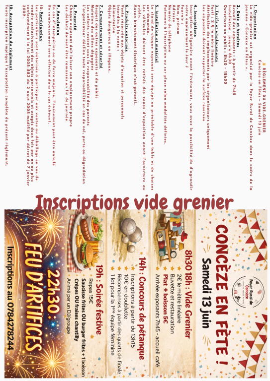 Concèze en fête