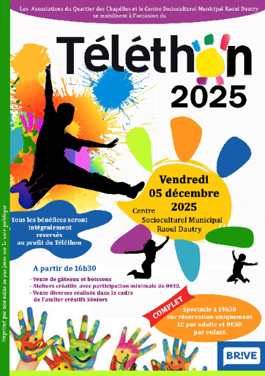 Téléthon (Centre Raoul Dautry)