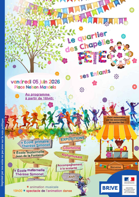 Le quartier des Chapélies fête ses enfants (Place Nelson Mandela)