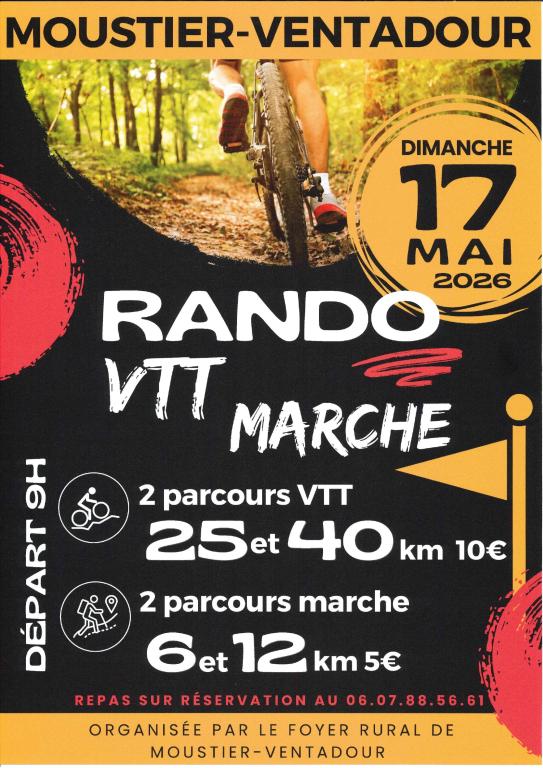 Rando VTT et marche