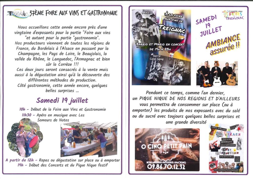 38 ème Foire aux vins et gastronomie