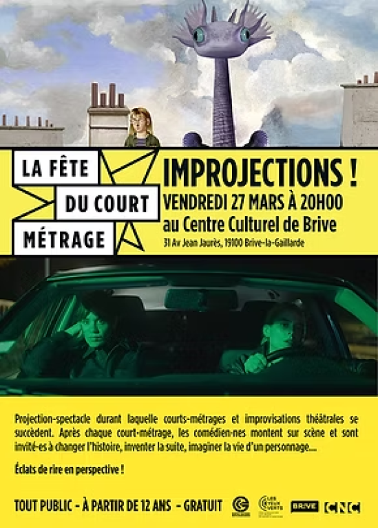 Fête du court métrage: Improjection (Centre Culturel)