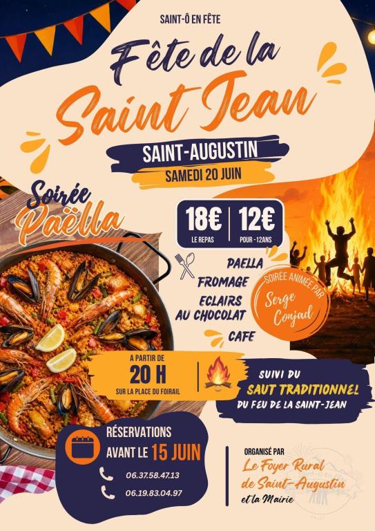 Fête de la Saint-Jean Soirée paëlla