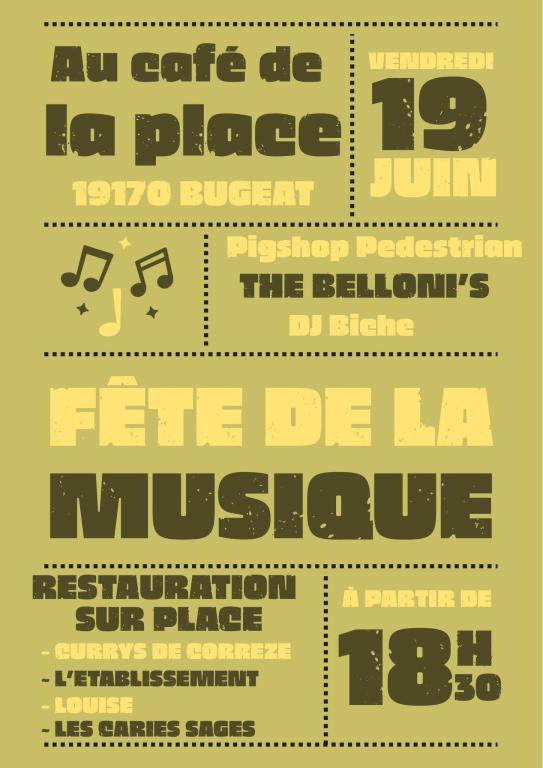 Fête de la Musique au Café de la Place