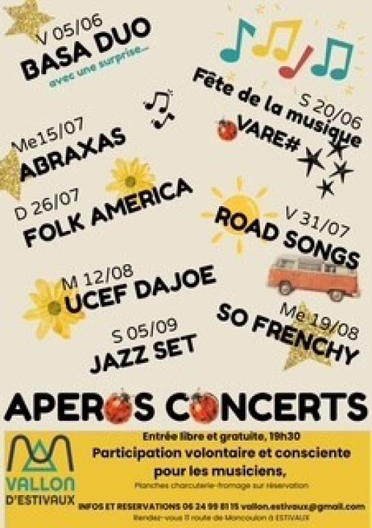 Apéro concert: fête de la musique avec VARE #