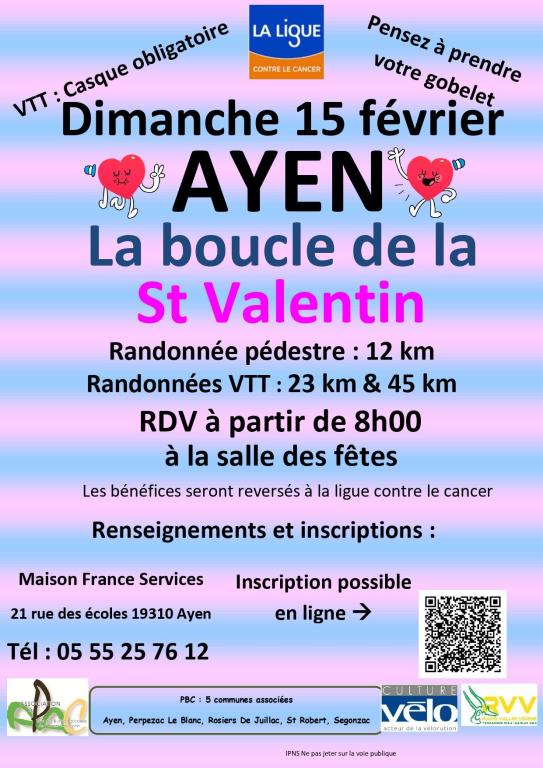 Boucle de la Saint-Valentin à Ayen