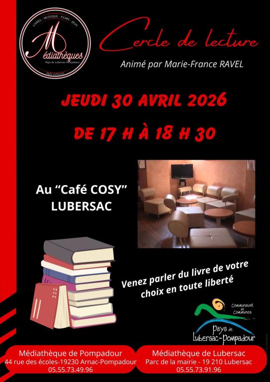 Cercle de lecture au Café Cosy