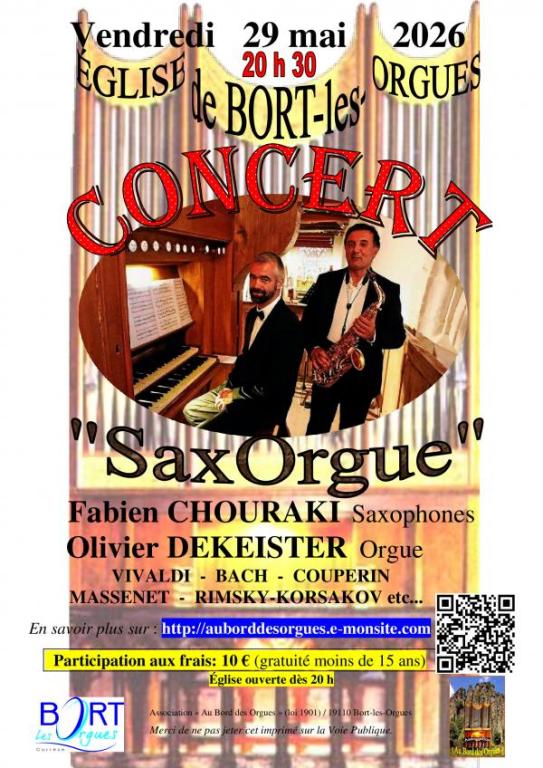 Concert saxophone et orgue