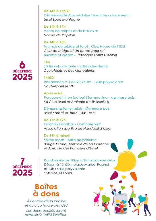 Week-end de mobilisation Téléthon