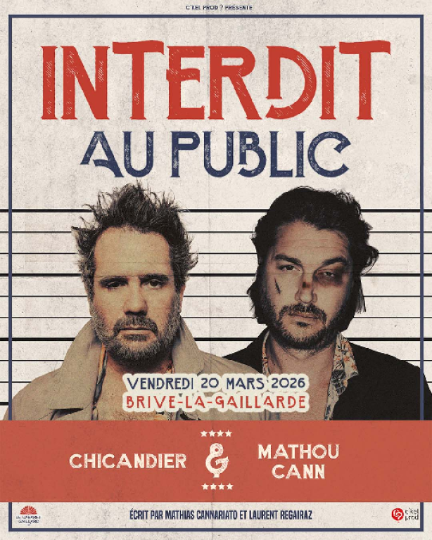 Chicandier & Mathou présentent "Interdit au public"  (Le Cabaret Gaillard)