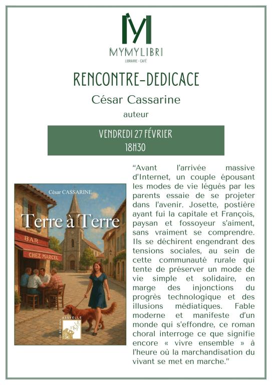 Rencontre dédicace avec César Cassarine