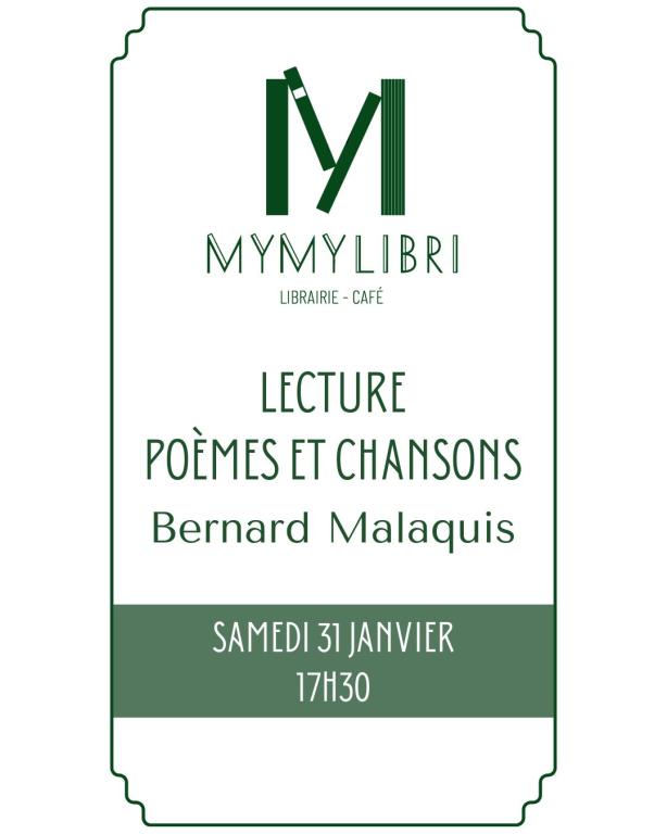 Lecture et musique par Bernard Malaquis