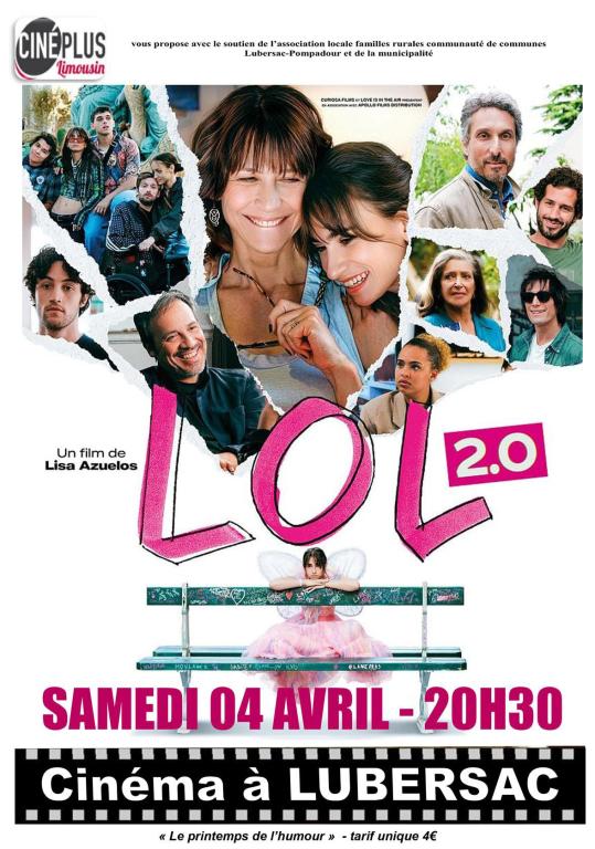 Cinéma à Lubersac : Lol 2.0