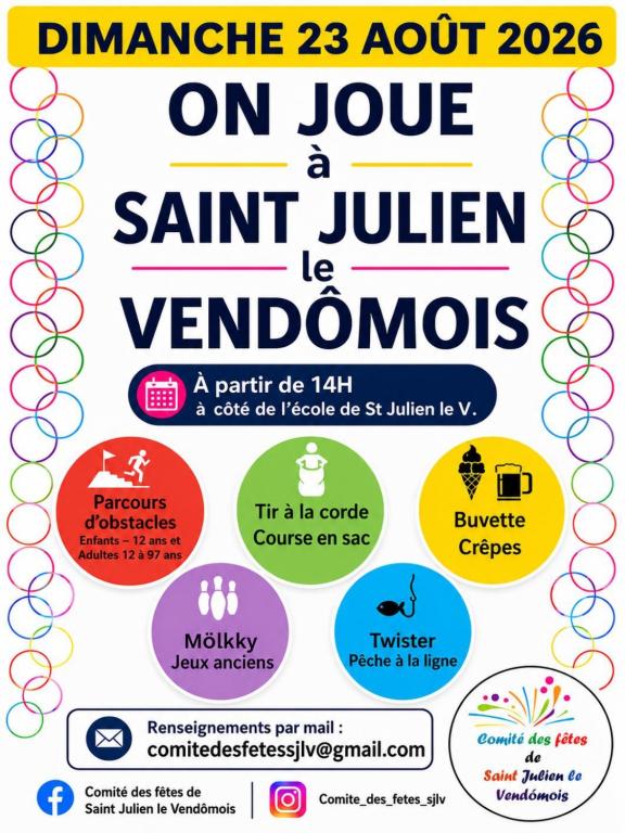 On joue à St-Julien-le-Vendômois