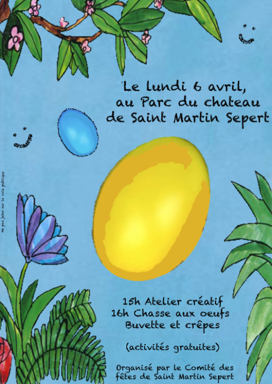 Chasse aux œufs à Saint-Martin-Sepert