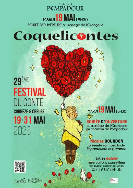 Coquelicontes : Soirée de lancement à Pompadour