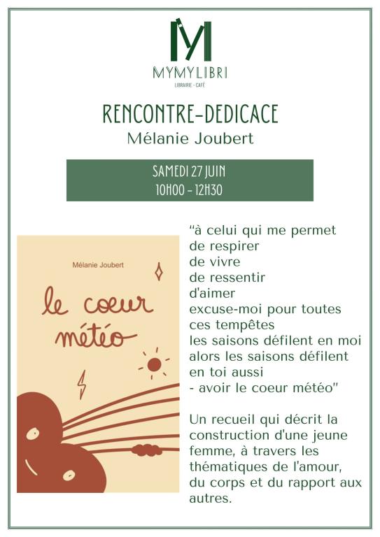 Dédicace avec Mélanie Joubert