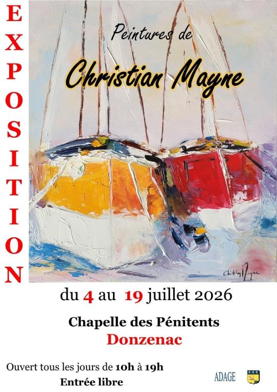 Exposition de peintures de Christian Mayne
