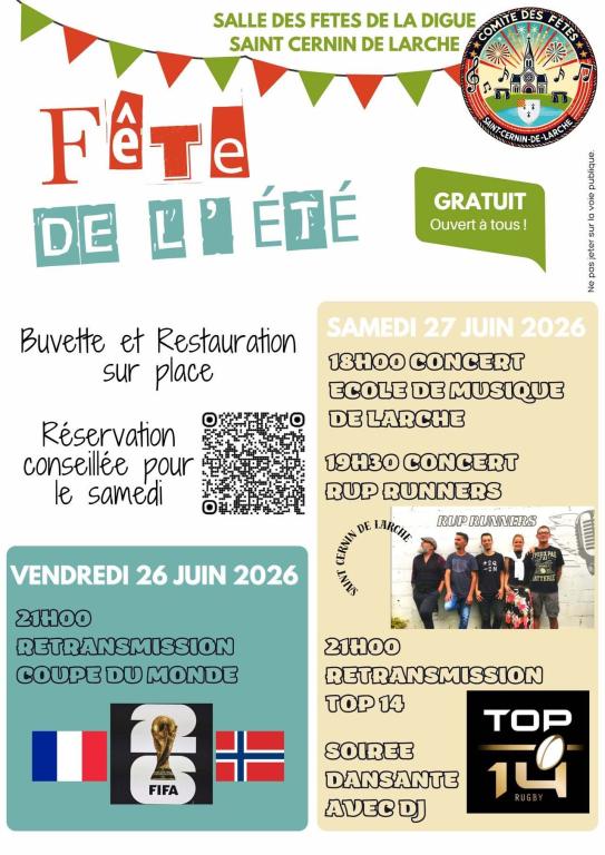 Fête de l'Eté à Saint Cernin de Larche
