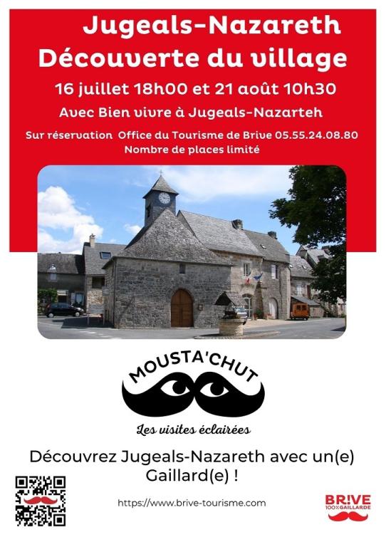 MOUSTA'CHUT: Découverte du village de Jugeals-Nazareth