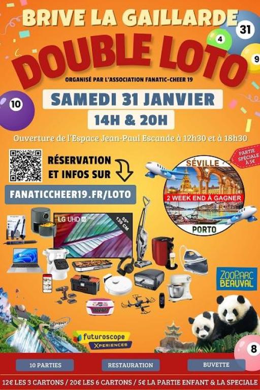 Double loto de Fanatic-Cheer 19 (Espace Jean-Paul Escande)