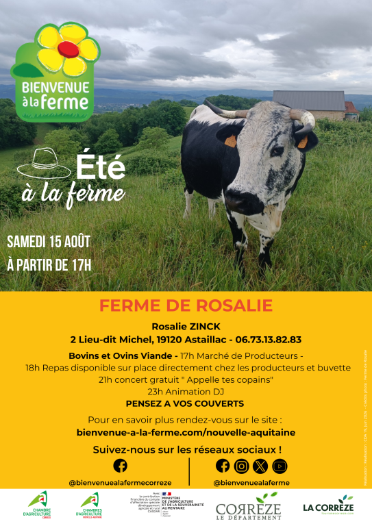 FERME DE ROSALIE - ÉTÉ À LA FERME - BAF