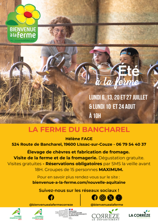 FERME DU BANCHAREL - ÉTÉ À LA FERME - BAF