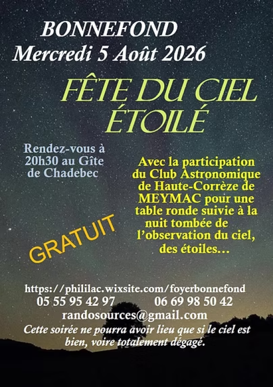 Fête du ciel étoilé