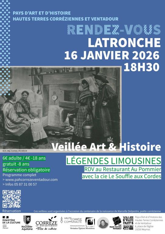 Veillée Art & Histoire, légendes limousines