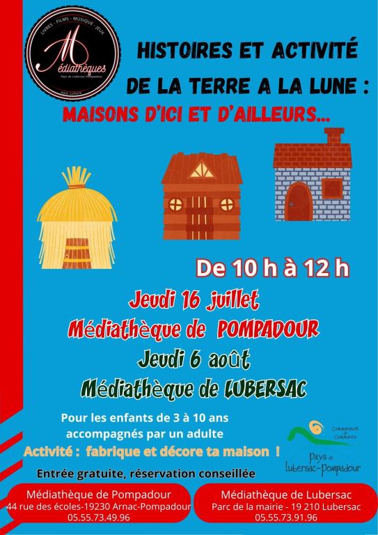 Histoires et activité : Maison d'ici et d'ailleurs