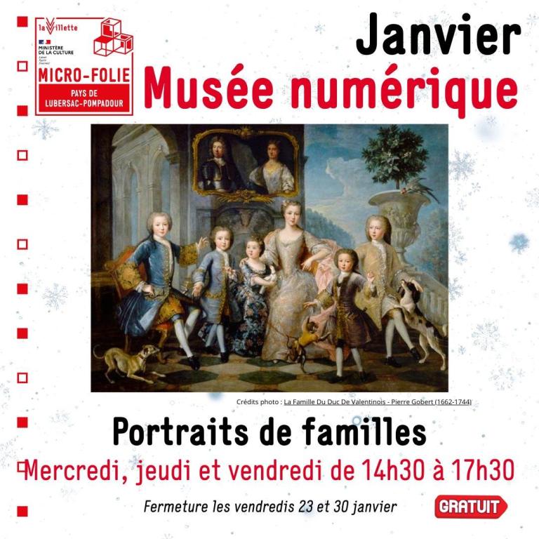 Micro-Folie - Musée Numérique : Portraits de familles