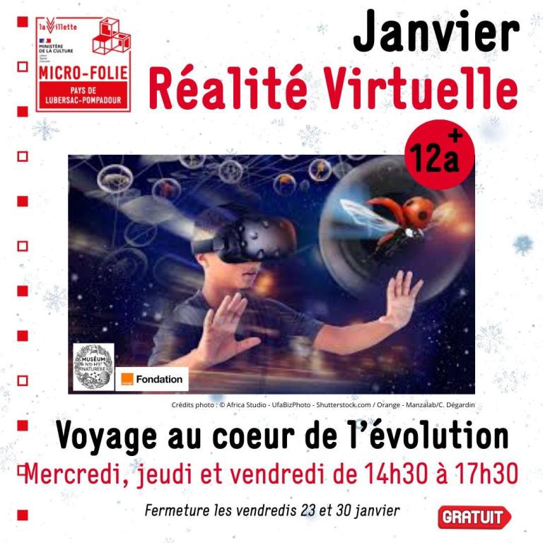 Micro-Folie - Réalité Virtuelle : Voyage au coeur de l'évolution