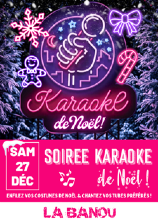 Soirée Karaoké de Noël (La Banou)