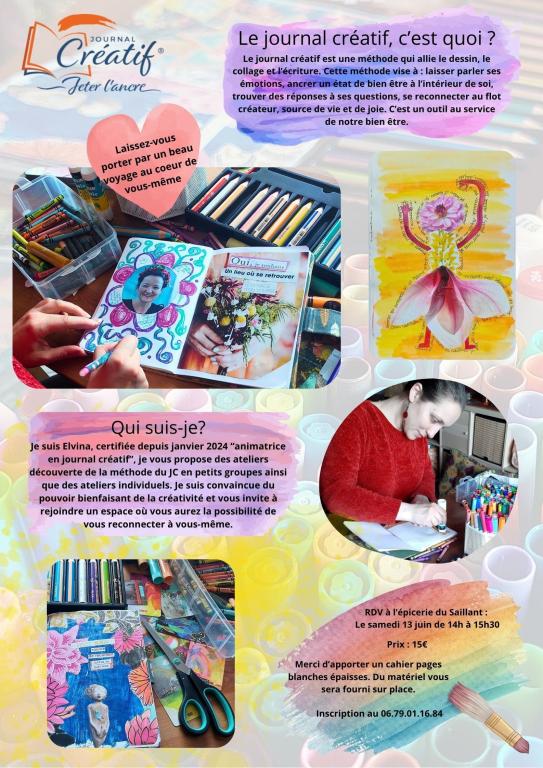 Atelier journal créatif