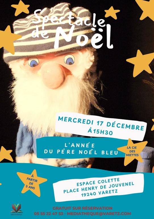 Spectacle de Noël l'année du père Noël bleu