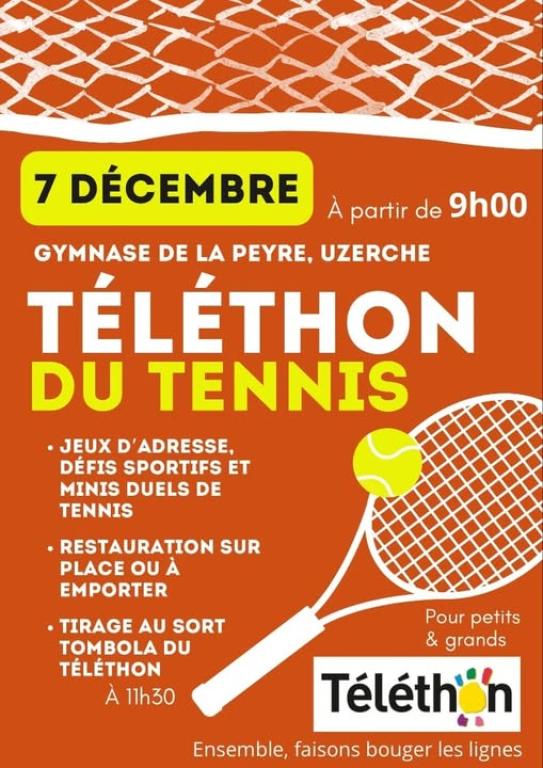 Téléthon du Tennis à Uzerche