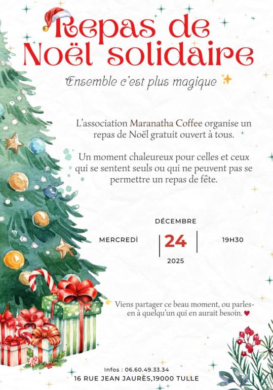 Repas de noël solidaire