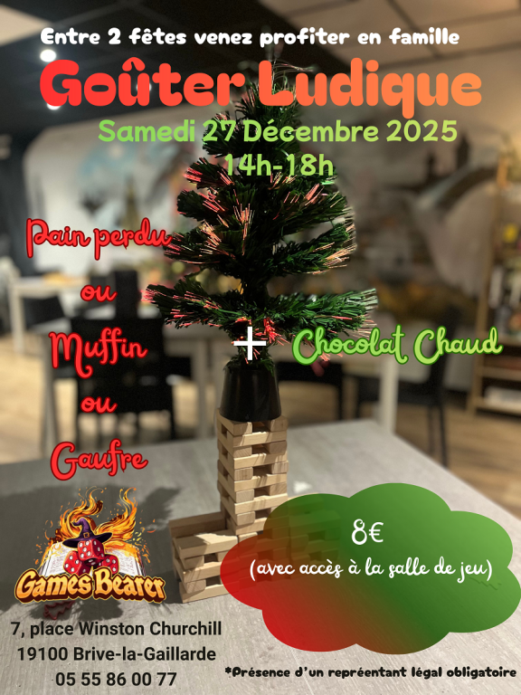 Goûter ludique au Game Bearer