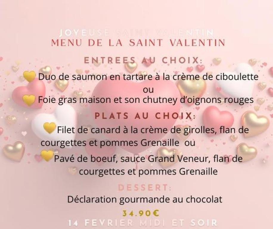 Repas de la Saint-Valentin