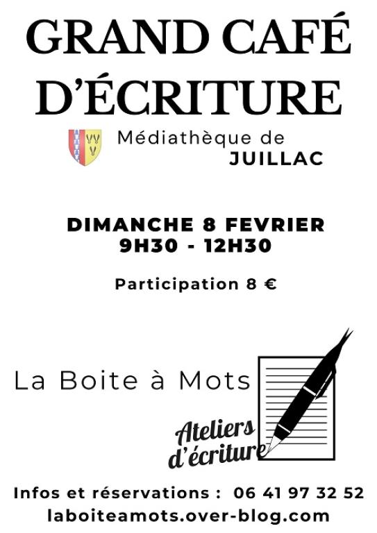 Grand café d'écriture