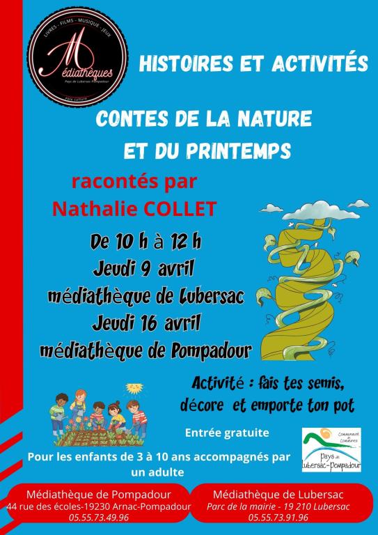 Histoires et activités : contes de la nature et du printemps